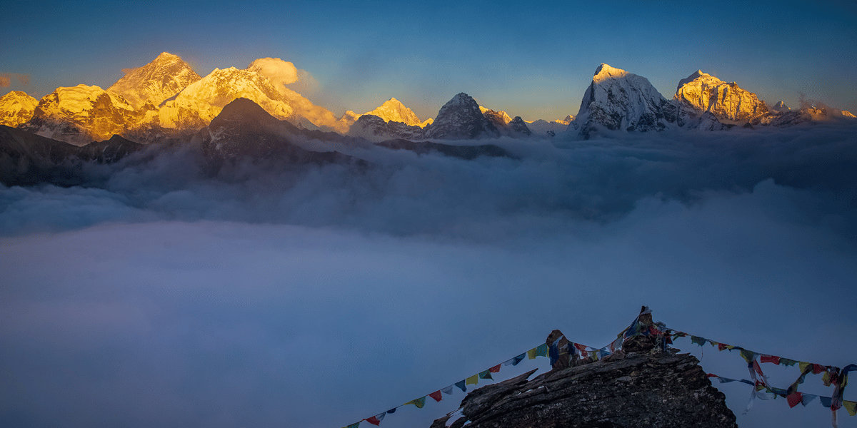 Gokyo Sunrise Image